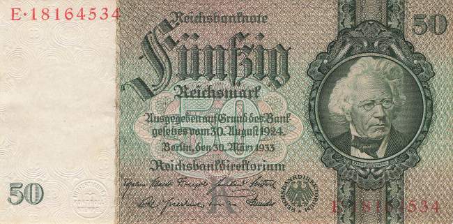 50 Mark 1933 ro.175b K/B